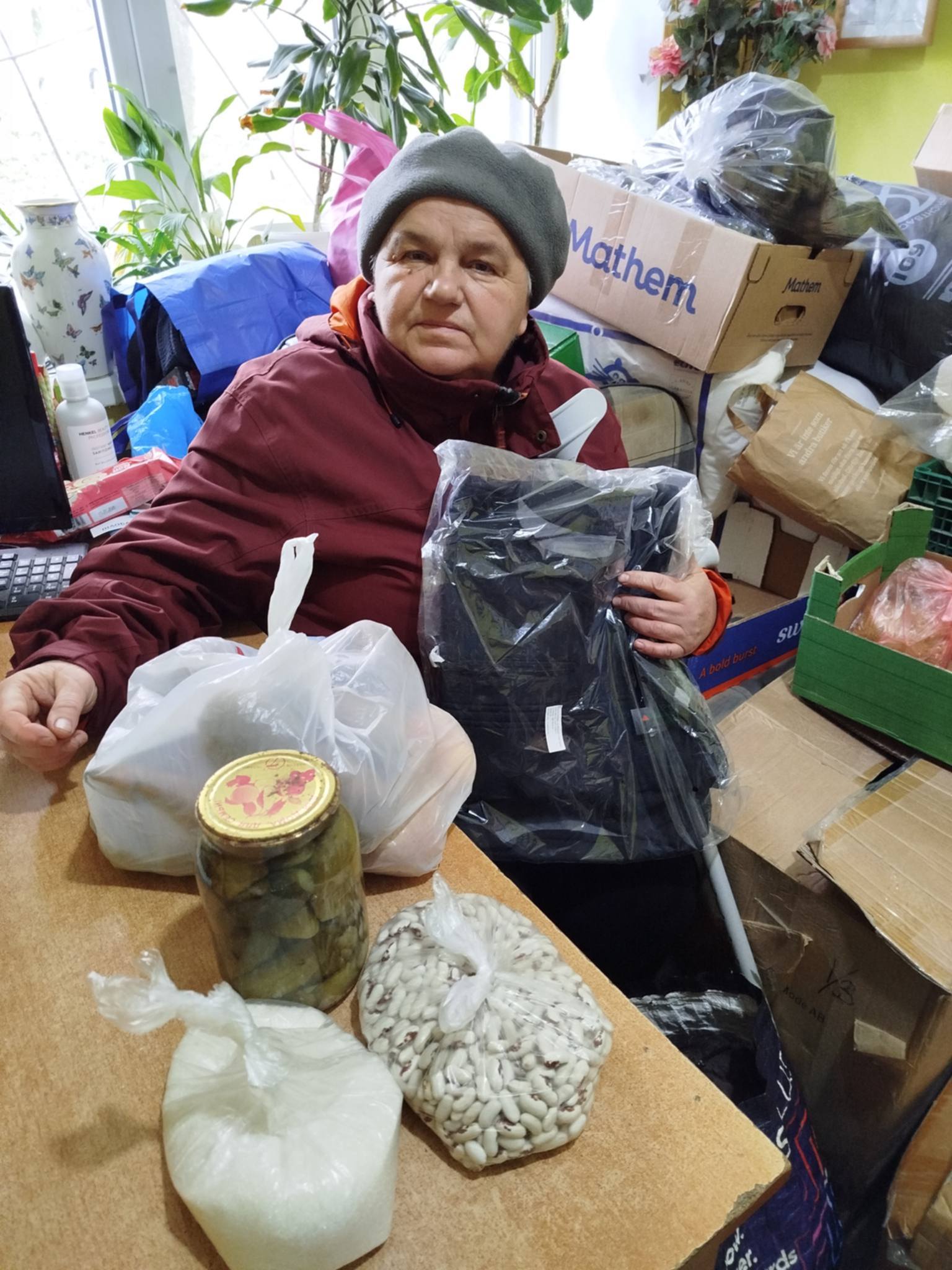 Food distribution to community members