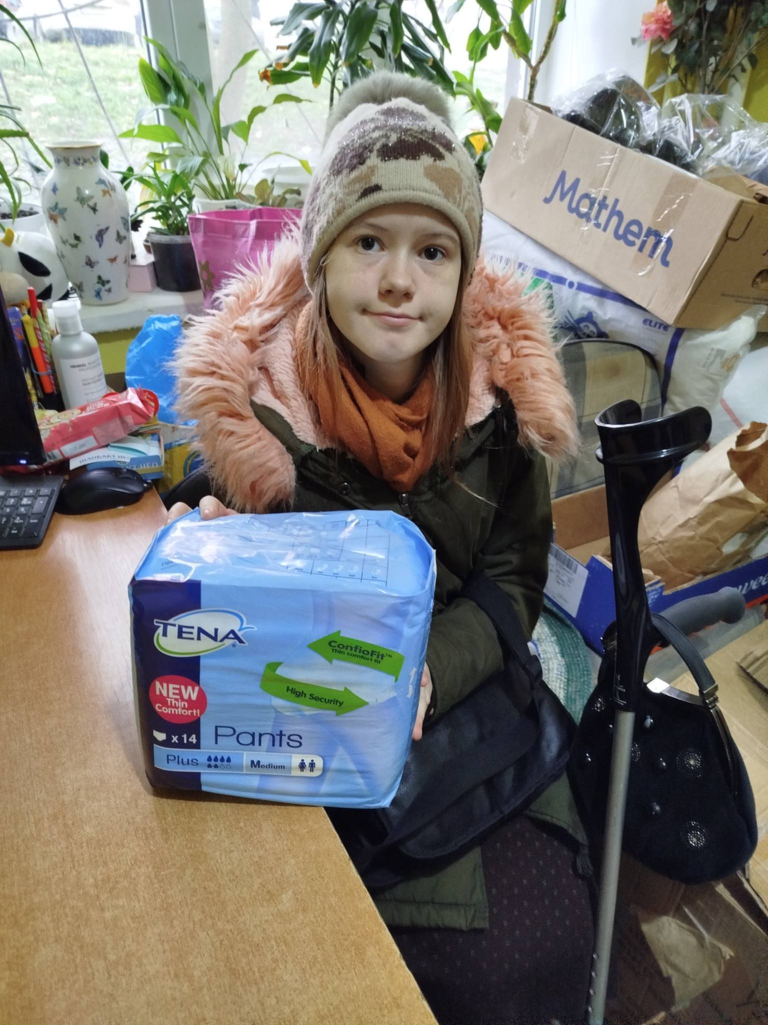 Children receiving mobility aid support